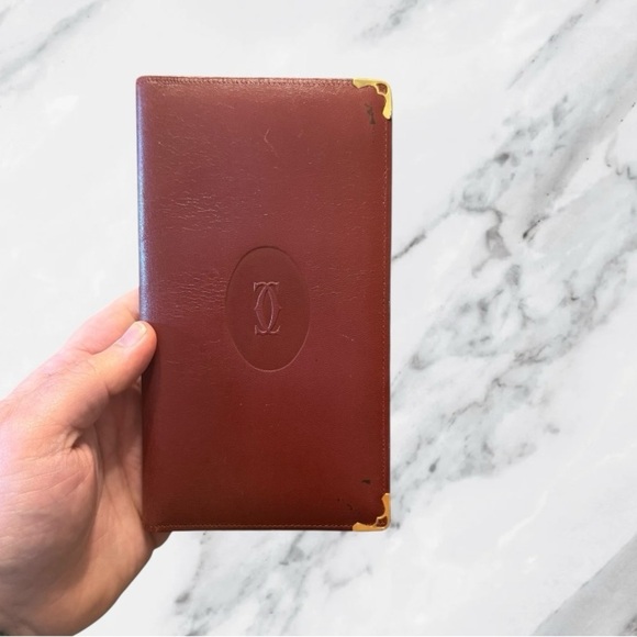 Cartier Vintage Must de Cartier Bordeaux Long Wallet - Picture 4 of 10